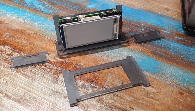 1591856914 468 Pi Zero Case for Waveshare 213 Instructions dassemblage de lecran