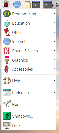 Le menu Verrouiller…