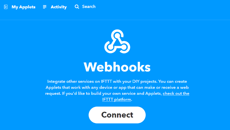 Webhooks IFTTT