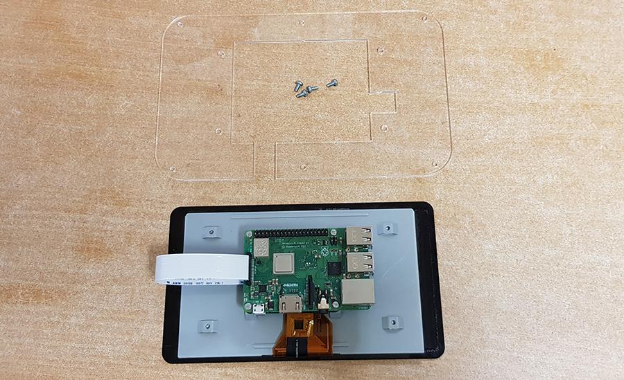 1592308806 829 Raspberry Pi 7 Touch Sreen Display Case Assembly Assembly V2