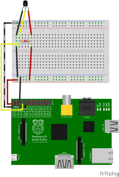 Connexion du DS18B20 à votre Raspberry Pi