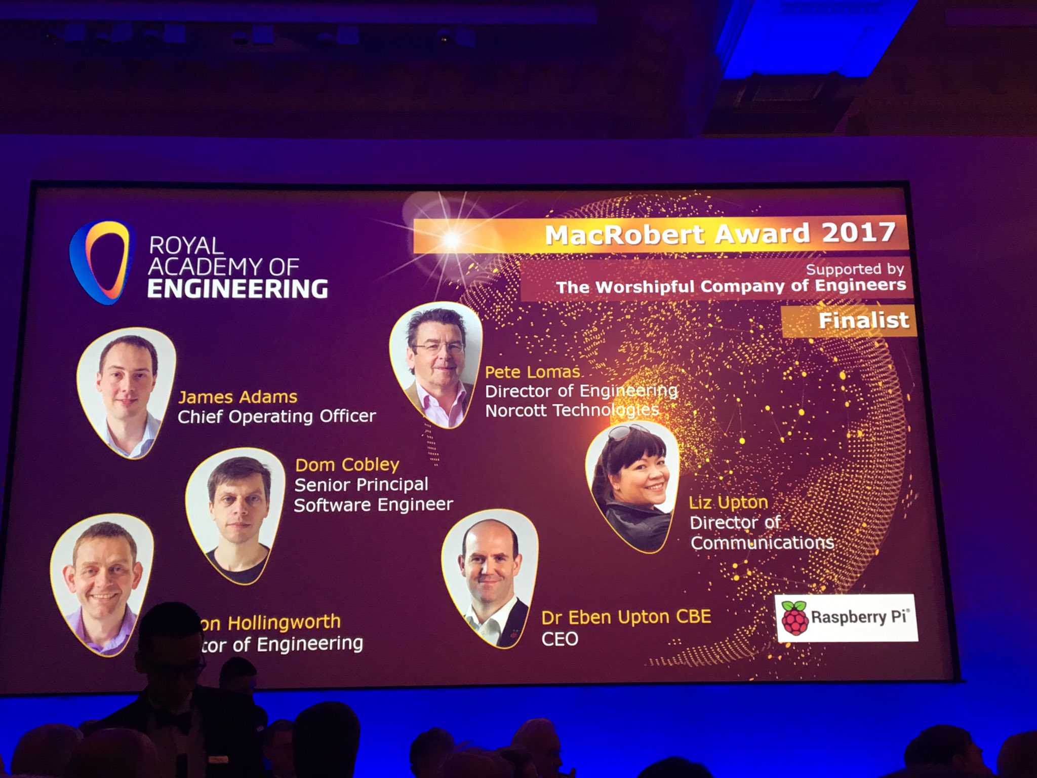 Le Raspberry Pi remporte le MacRobert Award, présenté lors d'une cérémonie à Londres 2 1593176407 139 Le Raspberry Pi remporte le MacRobert Award presente lors dune