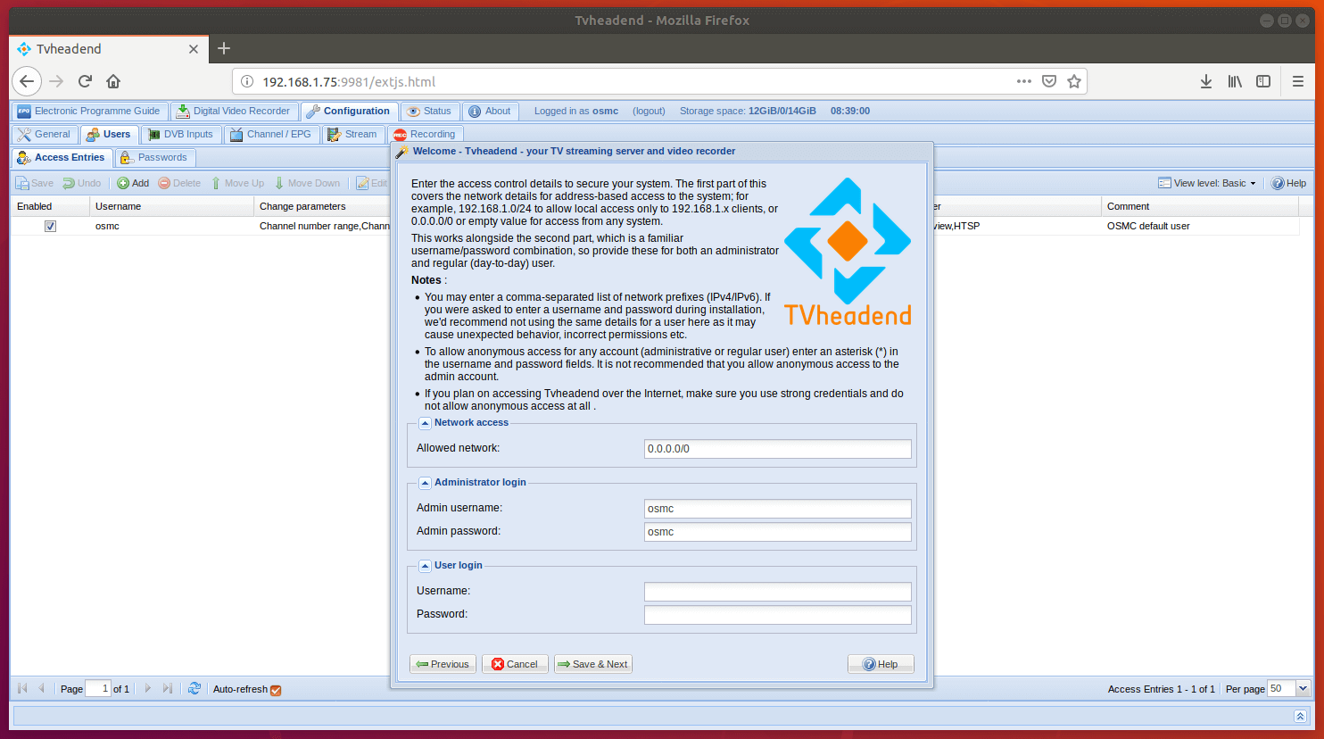 1593307809 292 Premiers pas avec le Raspberry Pi TV HAT et OSMC
