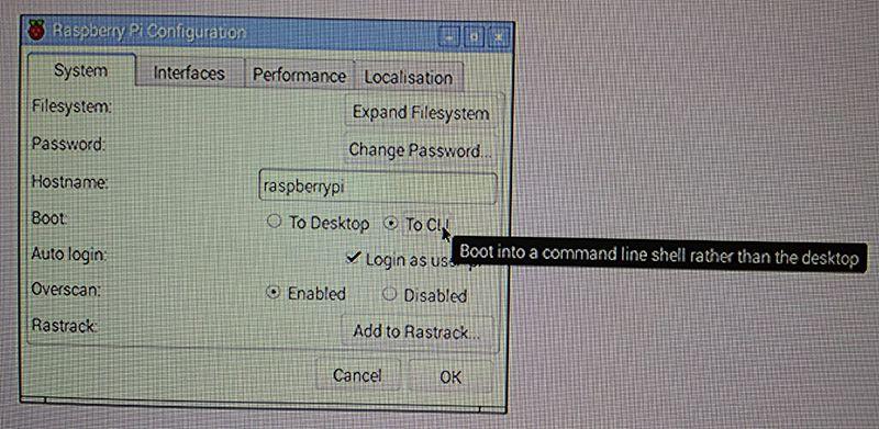 1593408604 241 Demarrage en ligne de commande Raspbian Jessie
