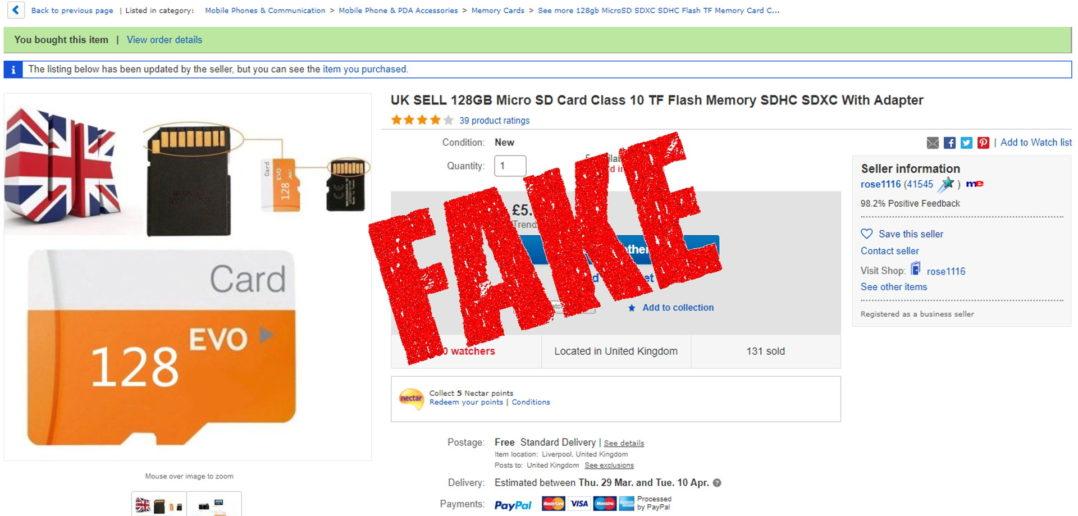 Acheter des cartes SD pour votre Raspberry Pi sur eBay