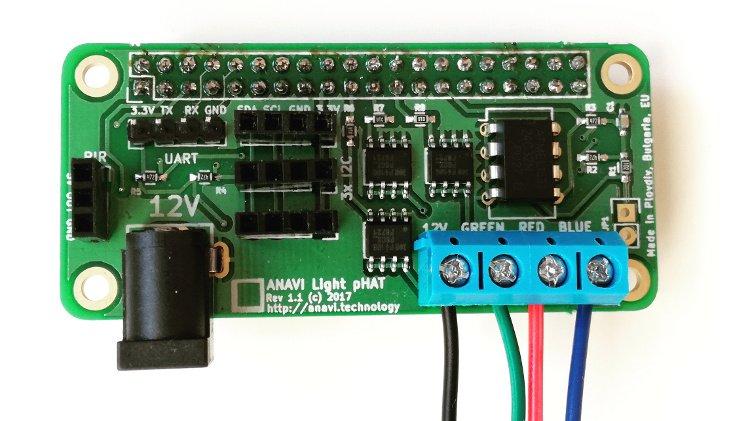 Anavi Light pHAT pour le Raspberry Pi - un examen 1 Anavi Light pHAT pour le Raspberry Pi un examen