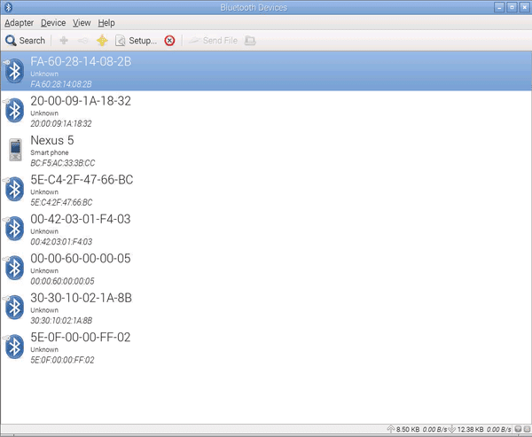 Bluetooth - Installation et utilisation de Bluetooth sur le Raspberry Pi