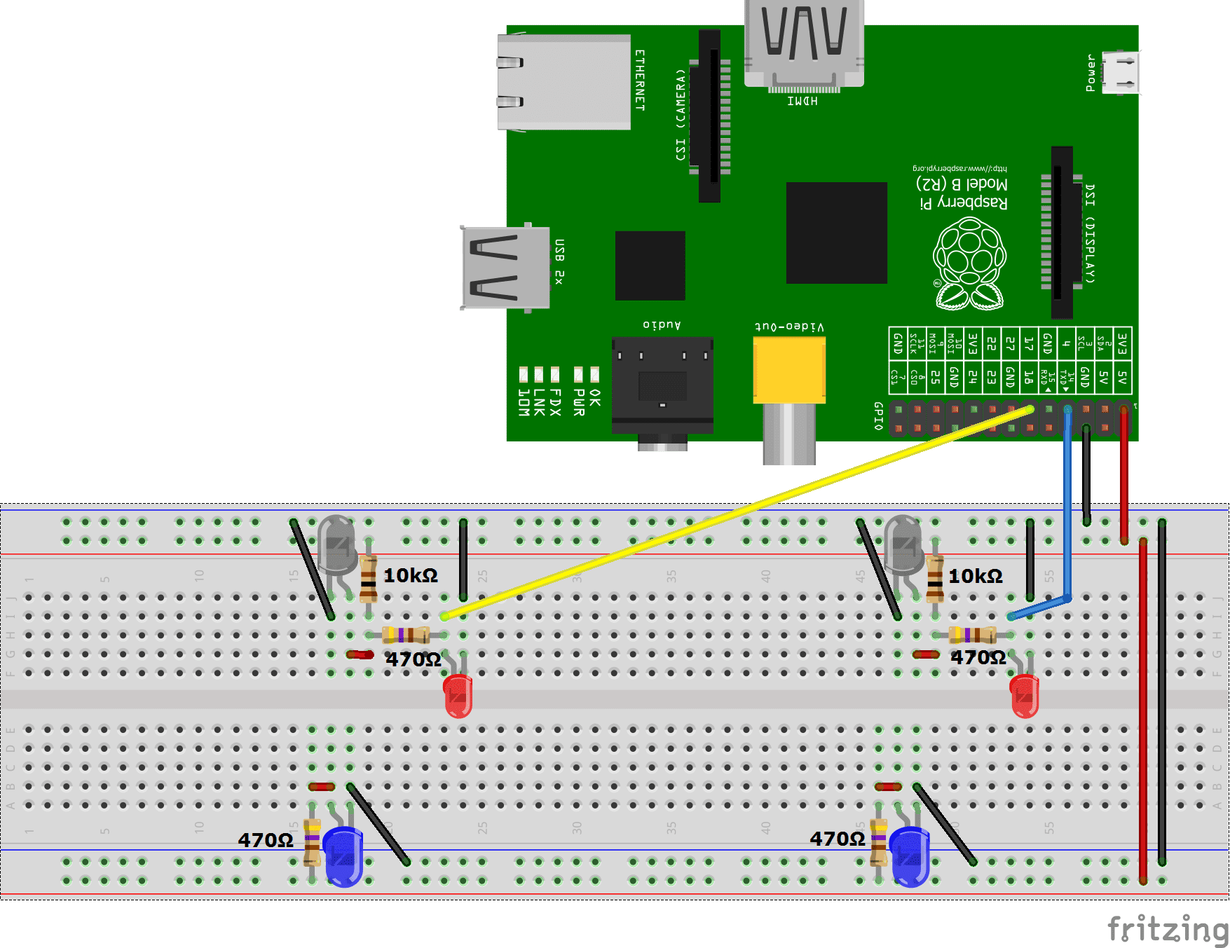 Construisez une barriere photoelectrique infrarouge Raspberry Pi et mesurez la
