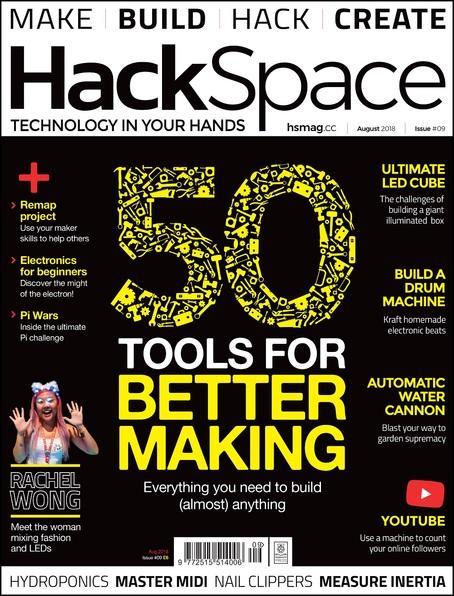 Le nouveau numero de Hackspace est sorti contient une