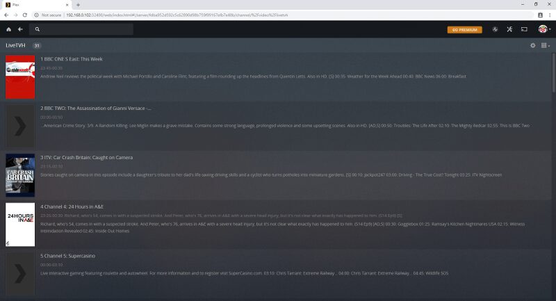 Regardez la television numerique en Plex avec le Raspberry Pi.PNGv1539913587
