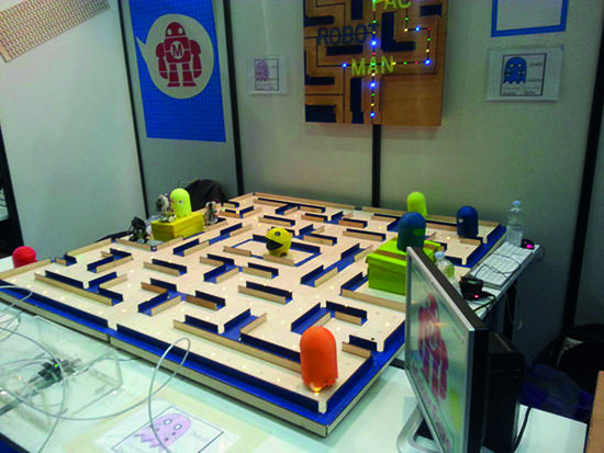 Un jeu de Pac Man physique imprime en 3D et