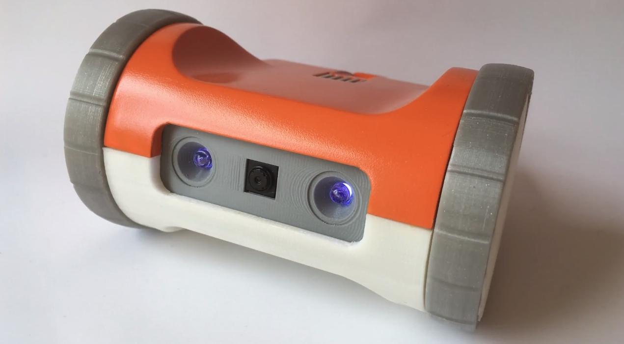 Vue a la premiere personne dun drone de securite a