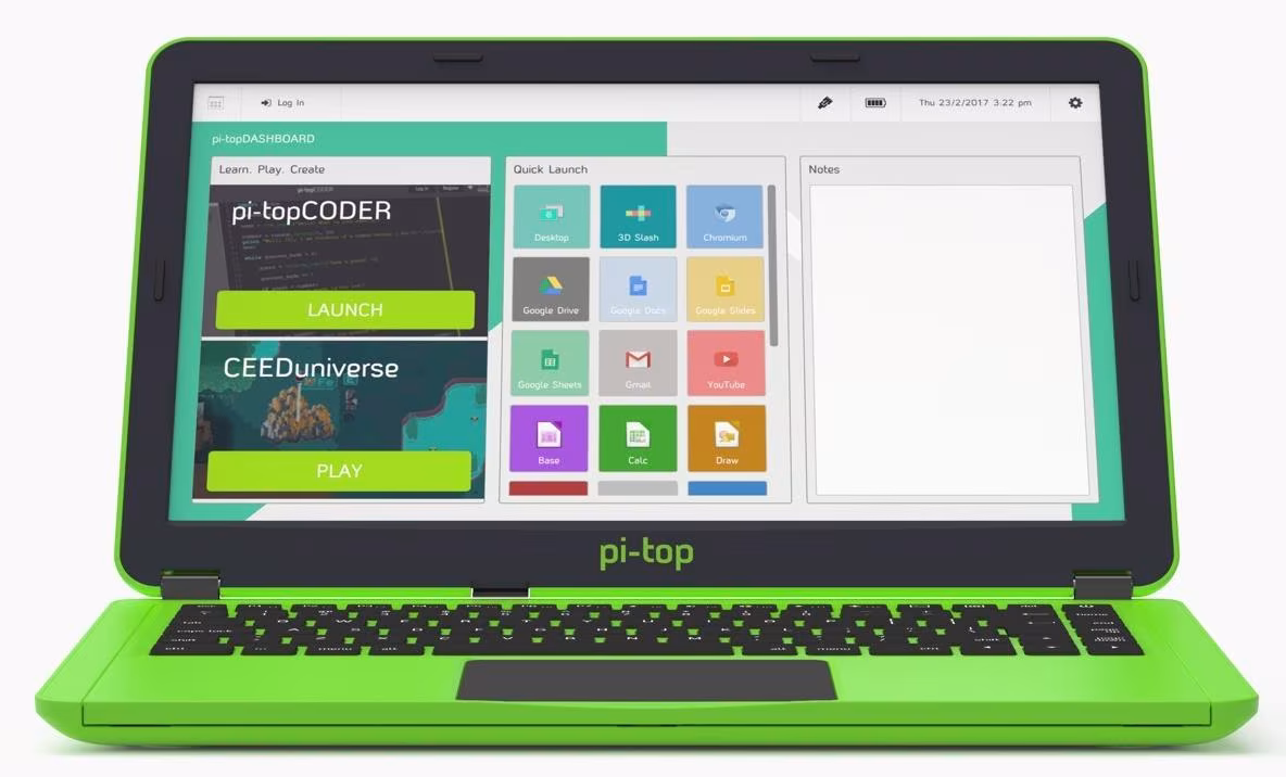 pi top v2 un examen de lordinateur portable Raspberry Pi