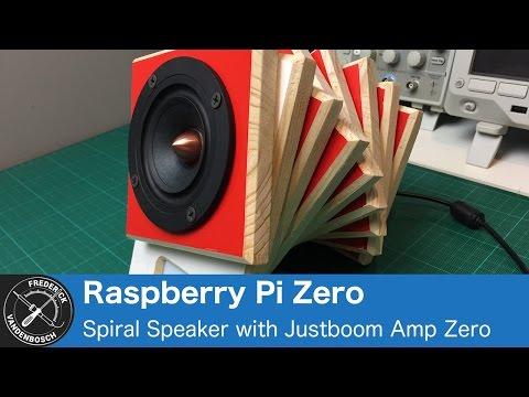 Construisez votre propre haut-parleur en spirale avec JustBoom et un Raspberry Pi