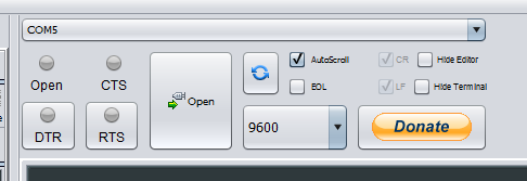 Paramètres ESPlorer