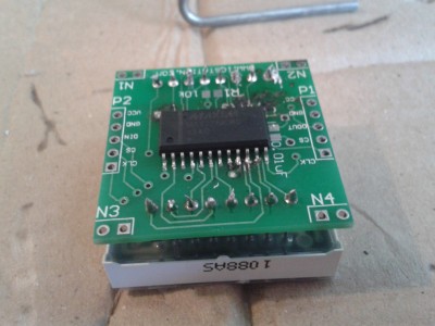 IC MAX7219 et embases à deux broches