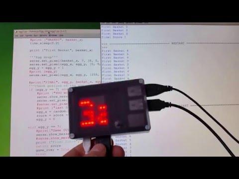 Attrapez ces œufs dans ce joli jeu Raspberry Pi / SenseHAT
