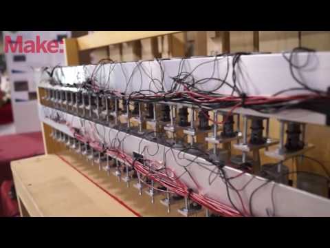 L'orgue à tuyaux en bois à jeu automatique utilise un Raspberry Pi et un Arduino