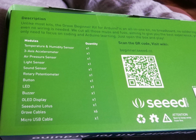 1596906008 562 Examen du kit Grove Beginner pour Arduino de Seeed