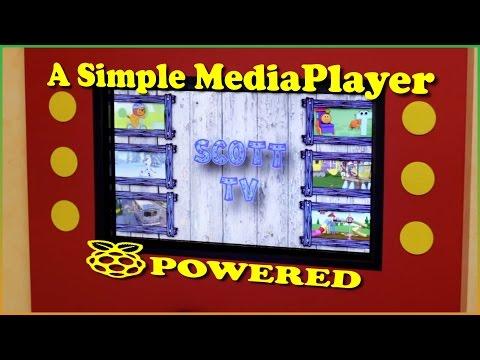 Lecteur multimédia grand écran compatible avec l'autisme basé sur un Raspberry Pi