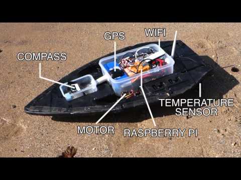 Bateaux-robots essaimants propulsés par Raspberry Pis