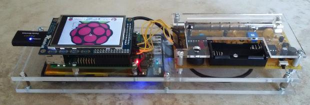 Compteur Geiger Raspberry Pi portable
