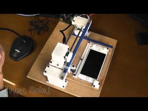 Jeu iPhone joué automatiquement avec un Raspberry Pi et un Gertbot