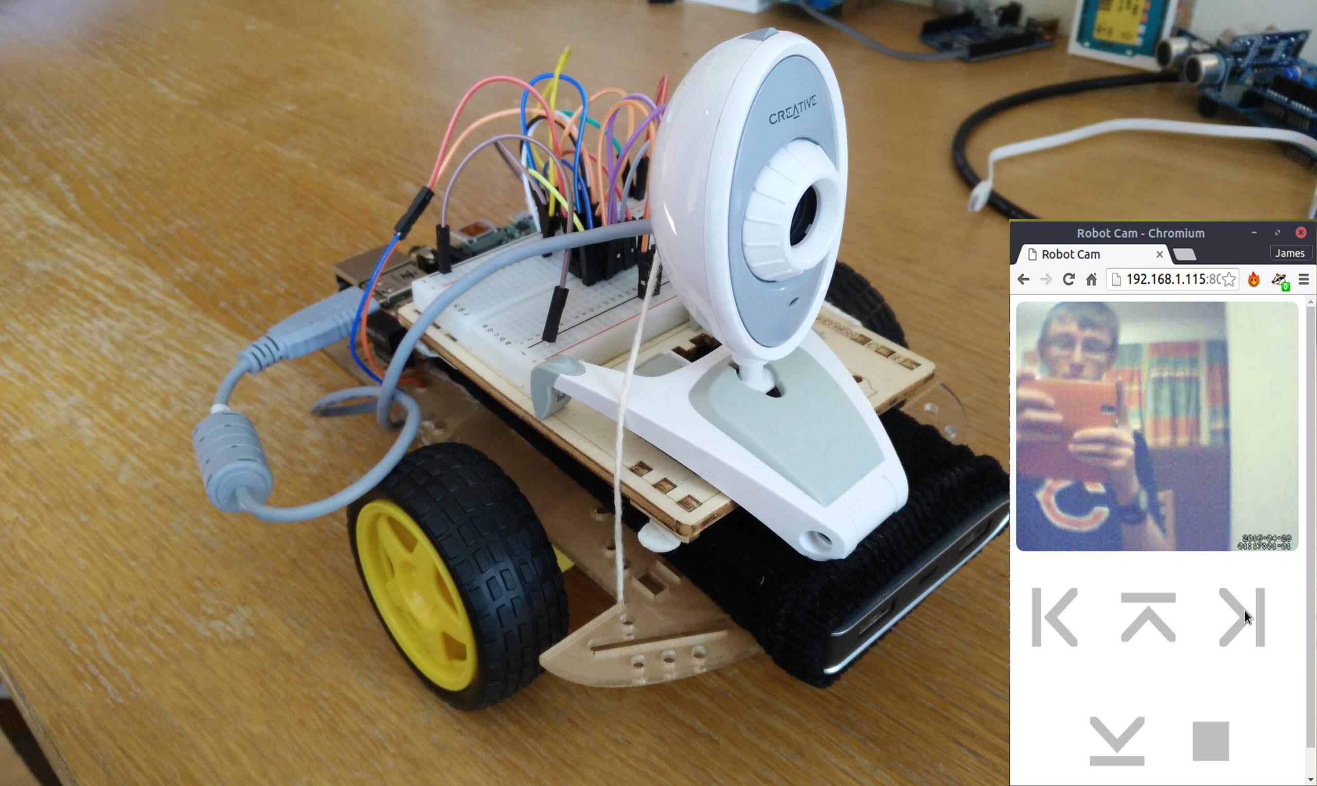 Robot Raspberry Pi contrôlé par le Web avec vidéo en streaming