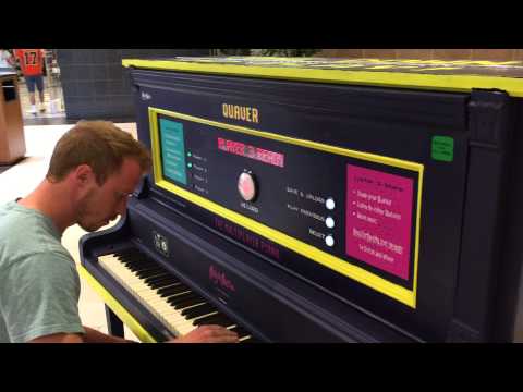 Piano droit public en boucle avec un Raspberry Pi