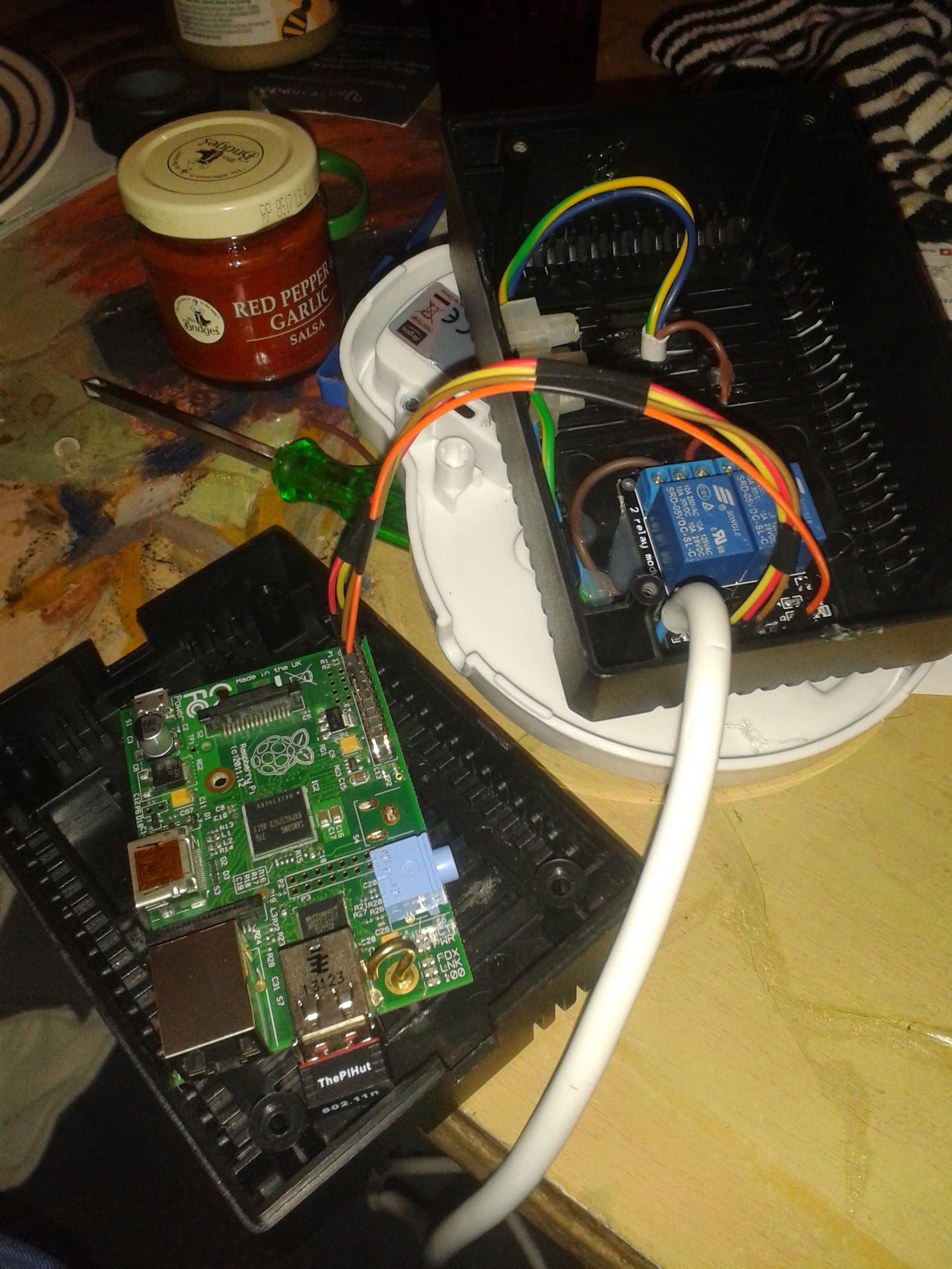 Bouilloire compatible Wi-Fi utilisant un Raspberry Pi