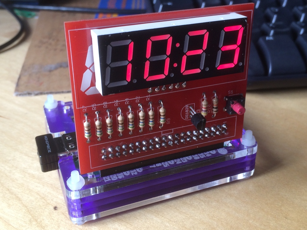 Construisez votre propre horloge numérique avec un Raspberry Pi avec ce Kickstarter 1 Construisez votre propre horloge numerique avec un Raspberry Pi avec