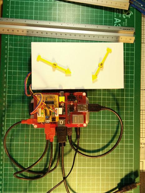 Horloge à deux faces contrôlée par un Raspberry Pi