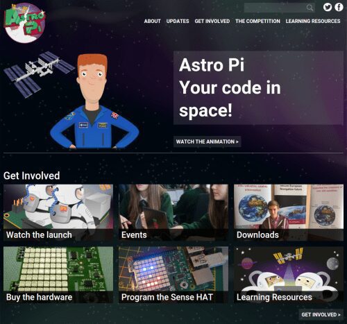 Nouveau site Web AstroPi lancé par la Fondation Raspberry Pi