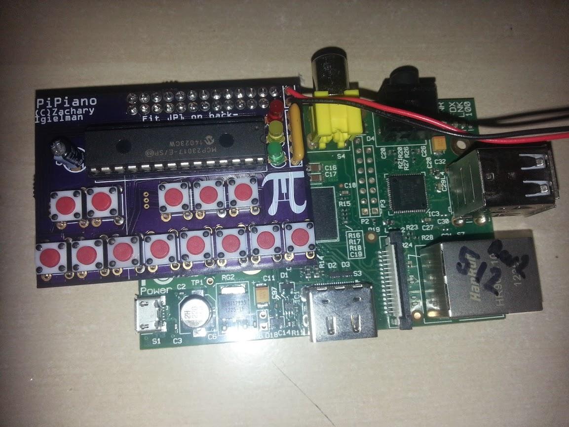 PiPiano - un nouveau module complémentaire Raspberry Pi