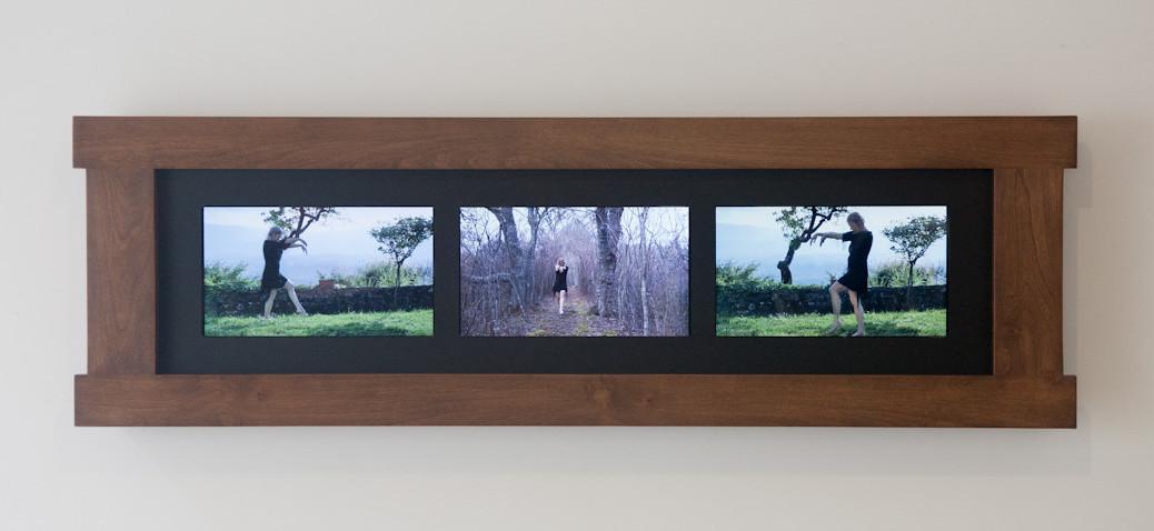 Triptyque d'installation artistique avec trois Raspberry Pis