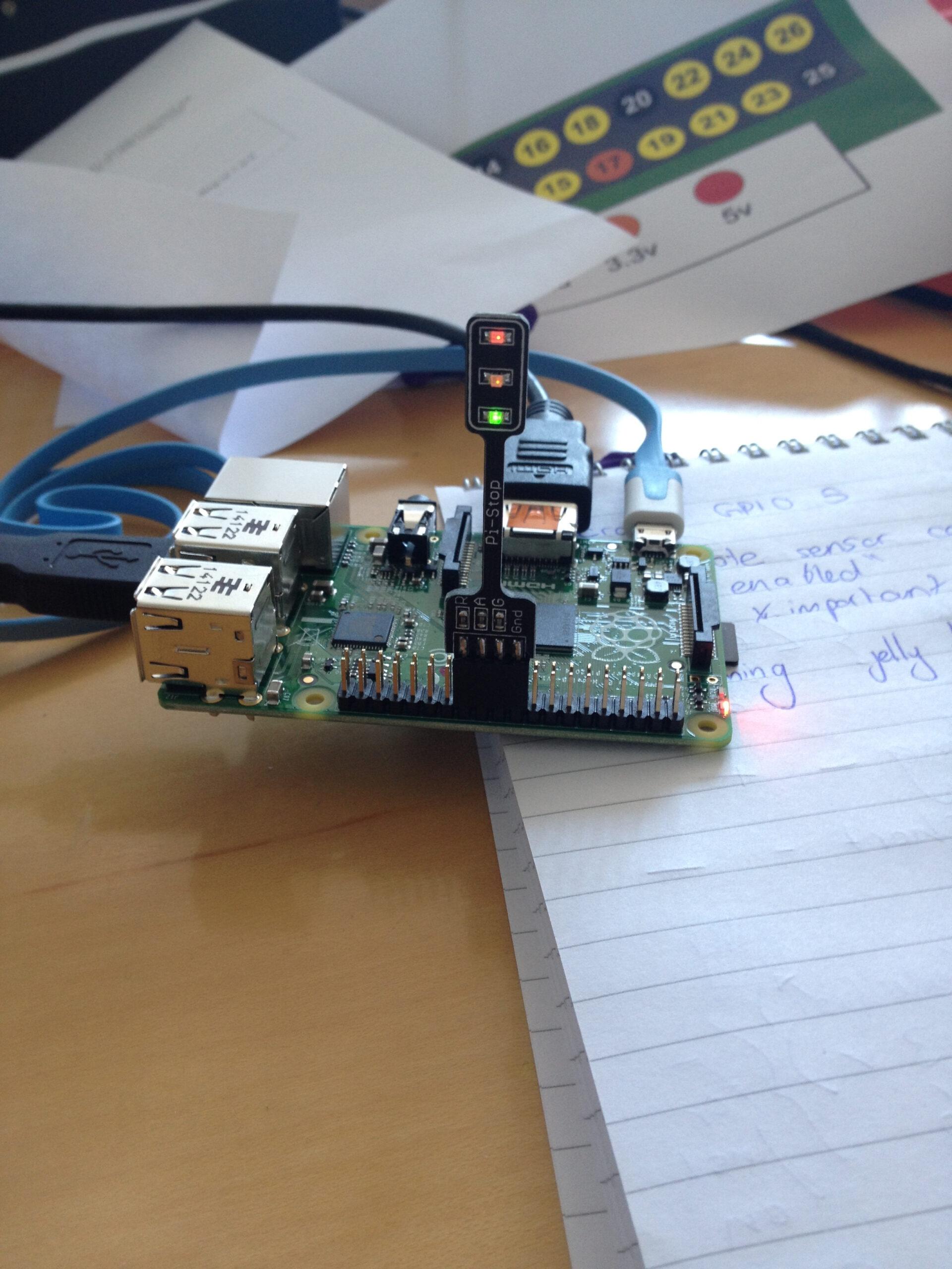 Utilisation du PiStop avec Scratch sur le Raspberry Pi