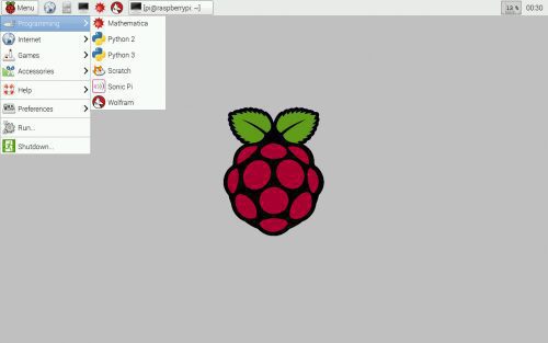 Sortie du nouveau bureau pour le Raspberry Pi 1 Sortie du nouveau bureau pour le Raspberry Pi