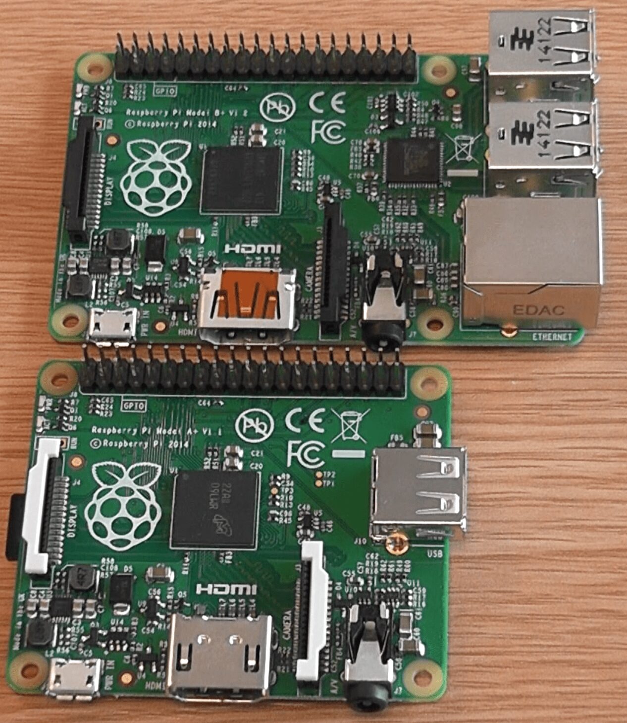 Plus de couverture du Raspberry Pi Model A +