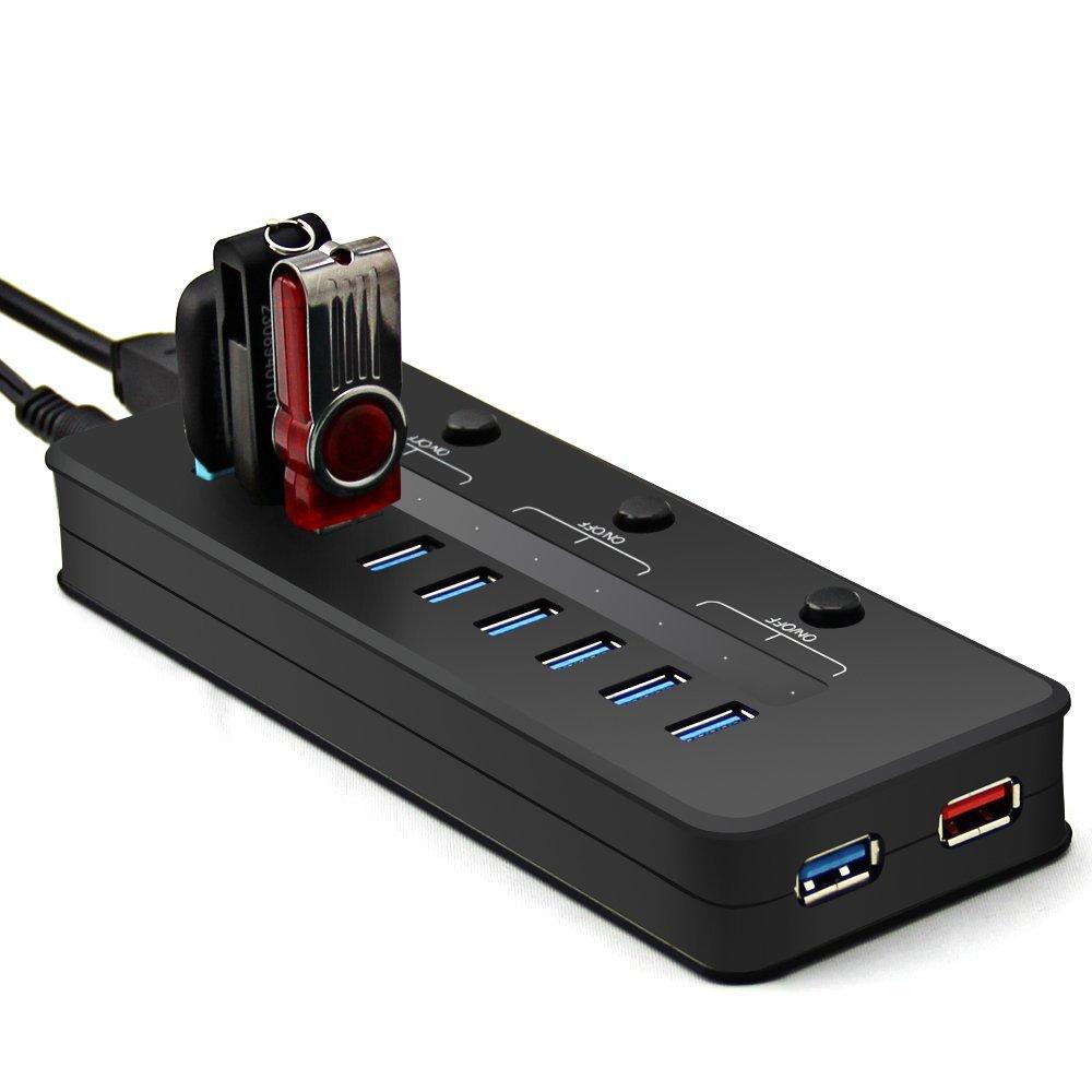 Examen du concentrateur Etekcity USB 3.0 à 10 ports