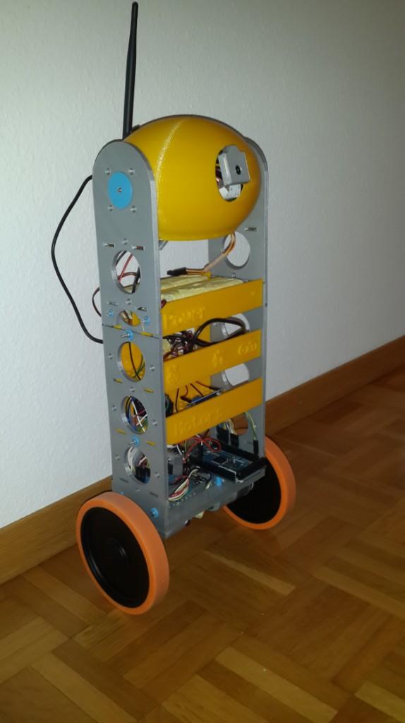 Robot Raspberry Pi auto-équilibré imprimé en 3D