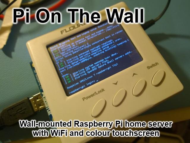 Petit serveur domestique Raspberry Pi mural