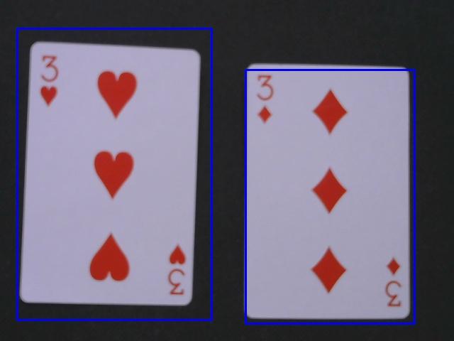 Détection de cartes à jouer à l'aide d'un #RaspberryPi et OpenCV