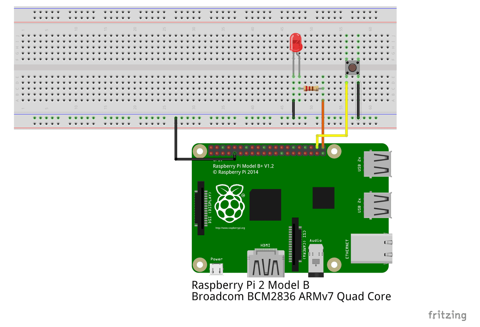 Code et diagramme simples pour contrôler PWM sur le Raspberry Pi