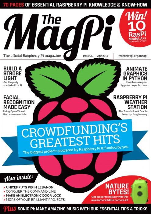 Numéro 32 de The MagPi publié pour les propriétaires de Raspberry Pi