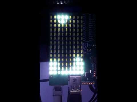 Tetris sur un Raspberry Pi utilisant le PiLite