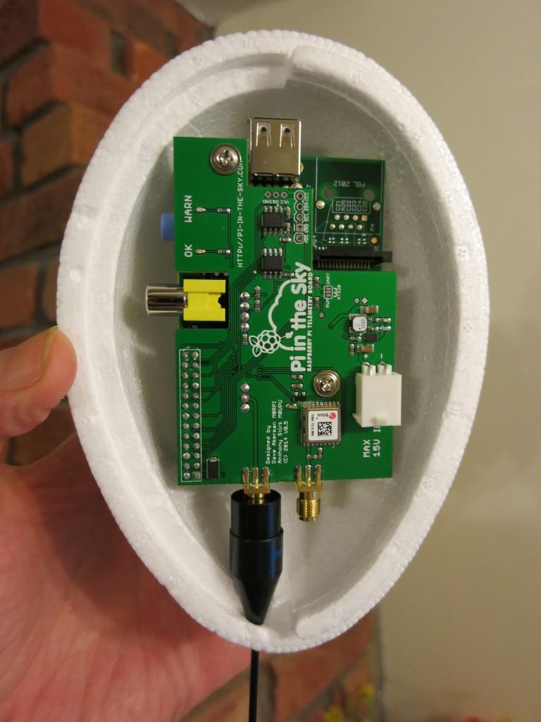 Troisième vol pour le #RaspberryPi in the Sky board