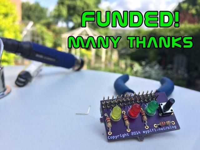 Carte GPIO simple pour enseigner la soudure et utiliser votre #RaspberryPi