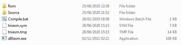 Projet informatique z80 - Programmation de la mémoire eeprom RAM Z80 Assembly Language