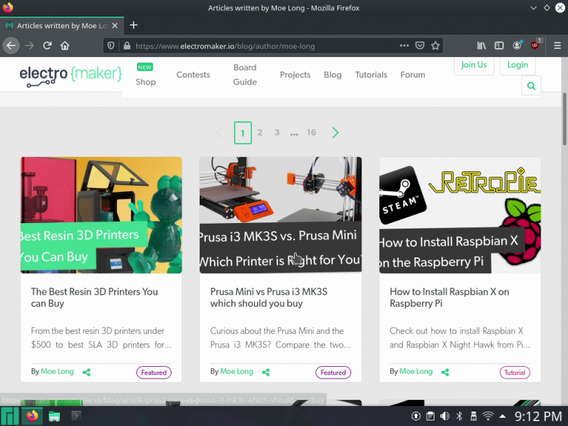 comment installer monkajaro sur raspberry pi 4 - navigation web