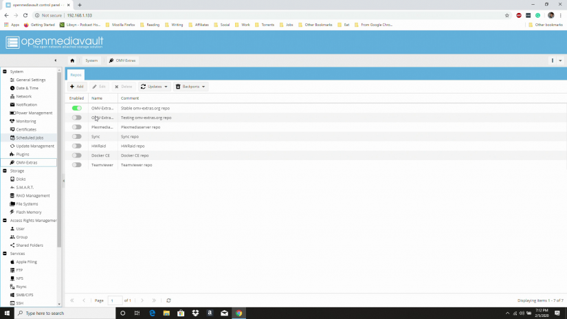 comment installer openmediavault sur rockpro64 - omv-extras rockpro64 nas